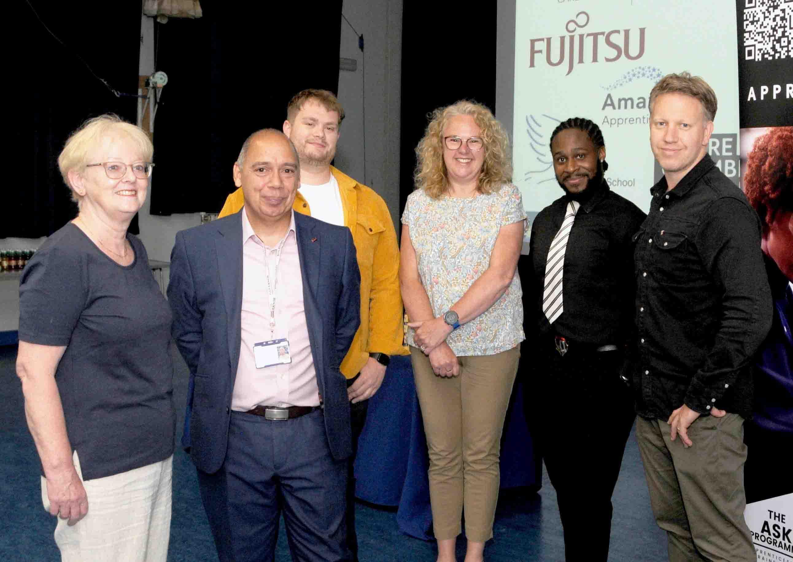 Speakers who took part in the Talking Futures parents evening at The Vyne School.