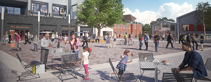Architects view Whitehill and Bordon town centre