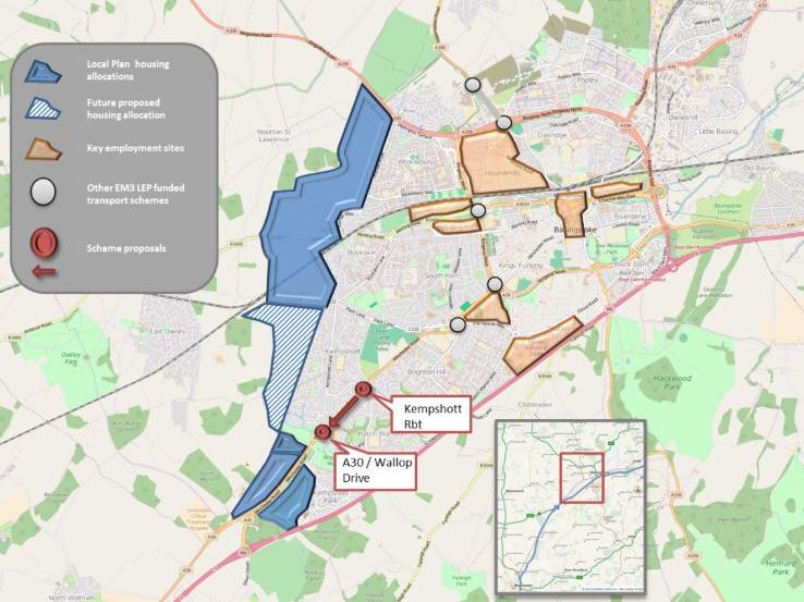 Basingstoke South West Corridor to Growth - Phase 3